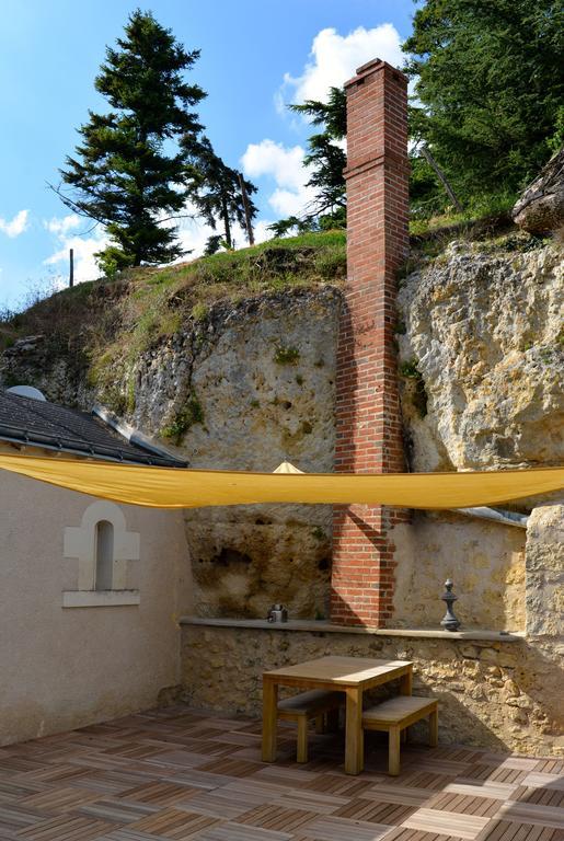 Gites Troglodytes Du Chateau De L'Etoile Vernou-sur-Brenne Chambre photo