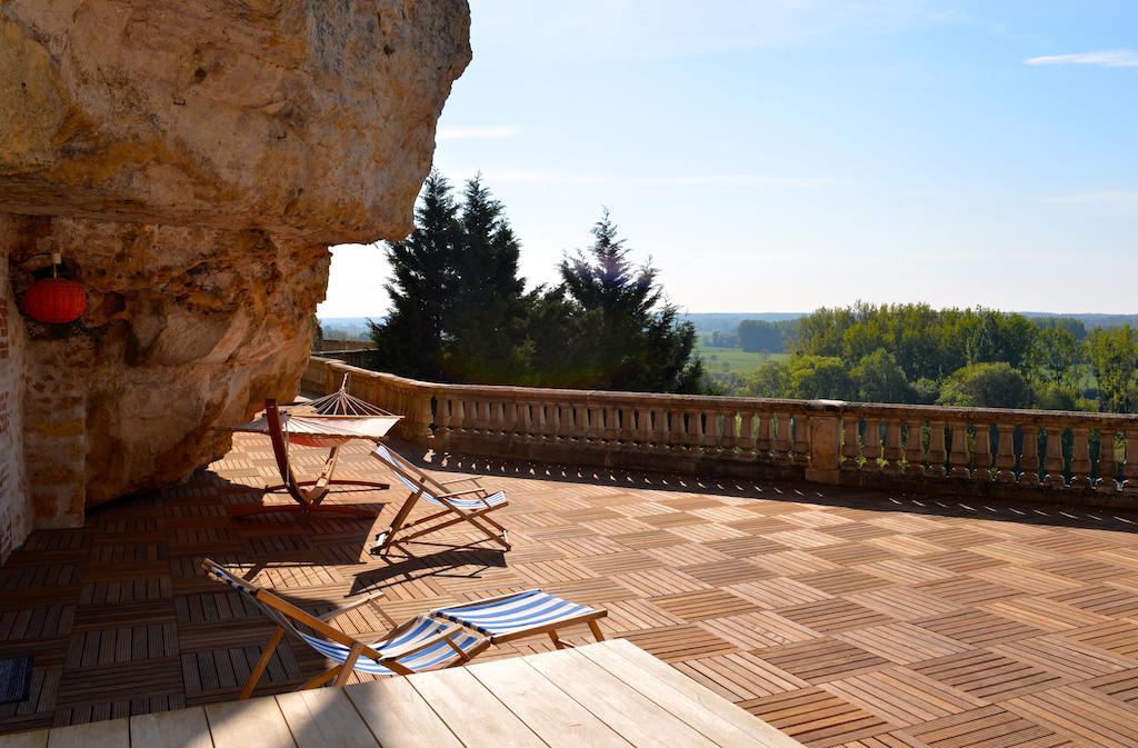 Gites Troglodytes Du Chateau De L'Etoile Vernou-sur-Brenne Extérieur photo